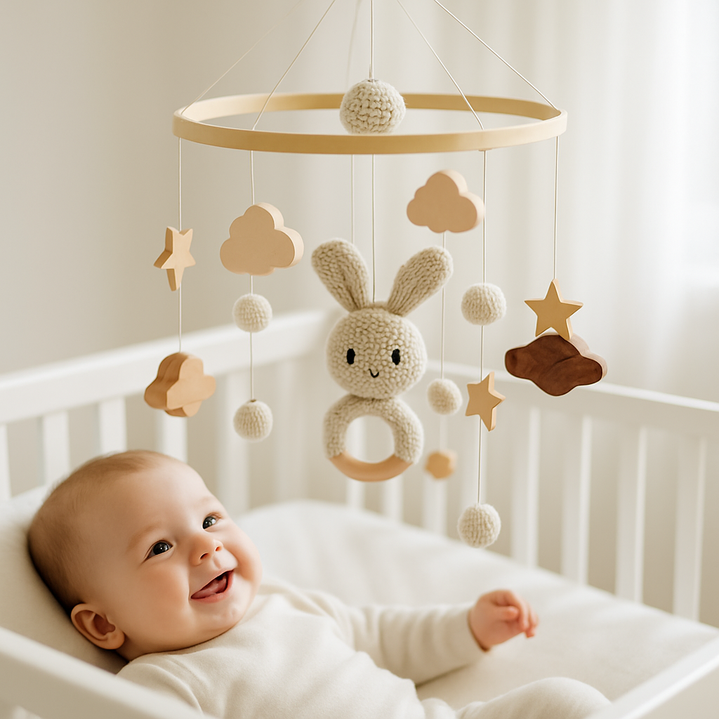 mobile bebe la douceur scandinave