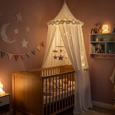 Ciel de lit bébé pour mieux dormire