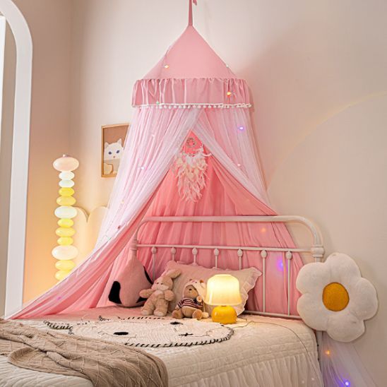 CIEL DE LIT PRINCESSE ROSE VERT | ROYAUME FÉERIQUE™