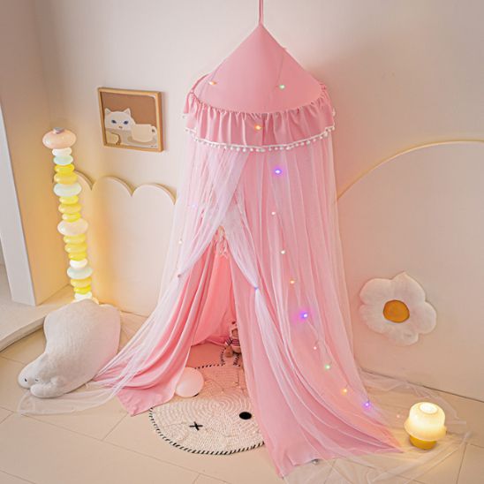 CIEL DE LIT PRINCESSE ROSE VERT | ROYAUME FÉERIQUE™