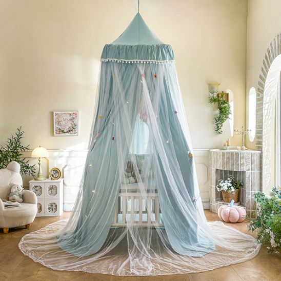 CIEL DE LIT PRINCESSE ROSE VERT | ROYAUME FÉERIQUE™
