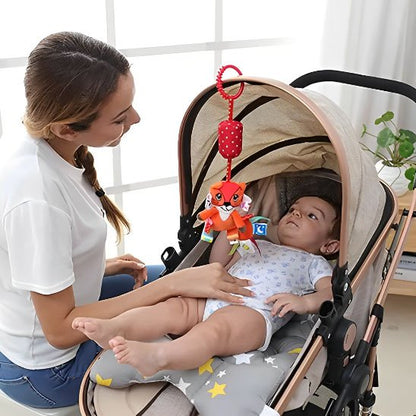 hochet bebe sensoriel colore orange