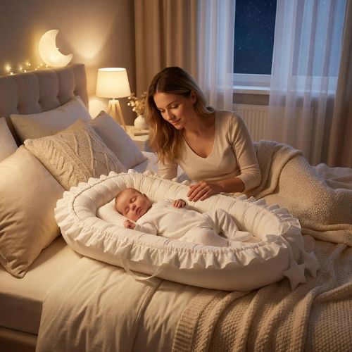 reducteur de lit protege bebe et limite les mouvements brusques