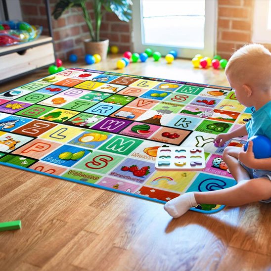 tapis d'éveil éducatif