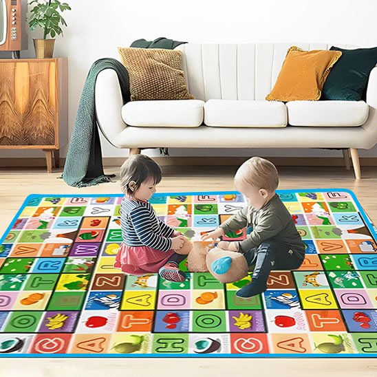 tapis d'éveil espace de motricité douce.