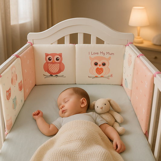 tour de lit bebe jolis compagnons pour veiller sur bebe