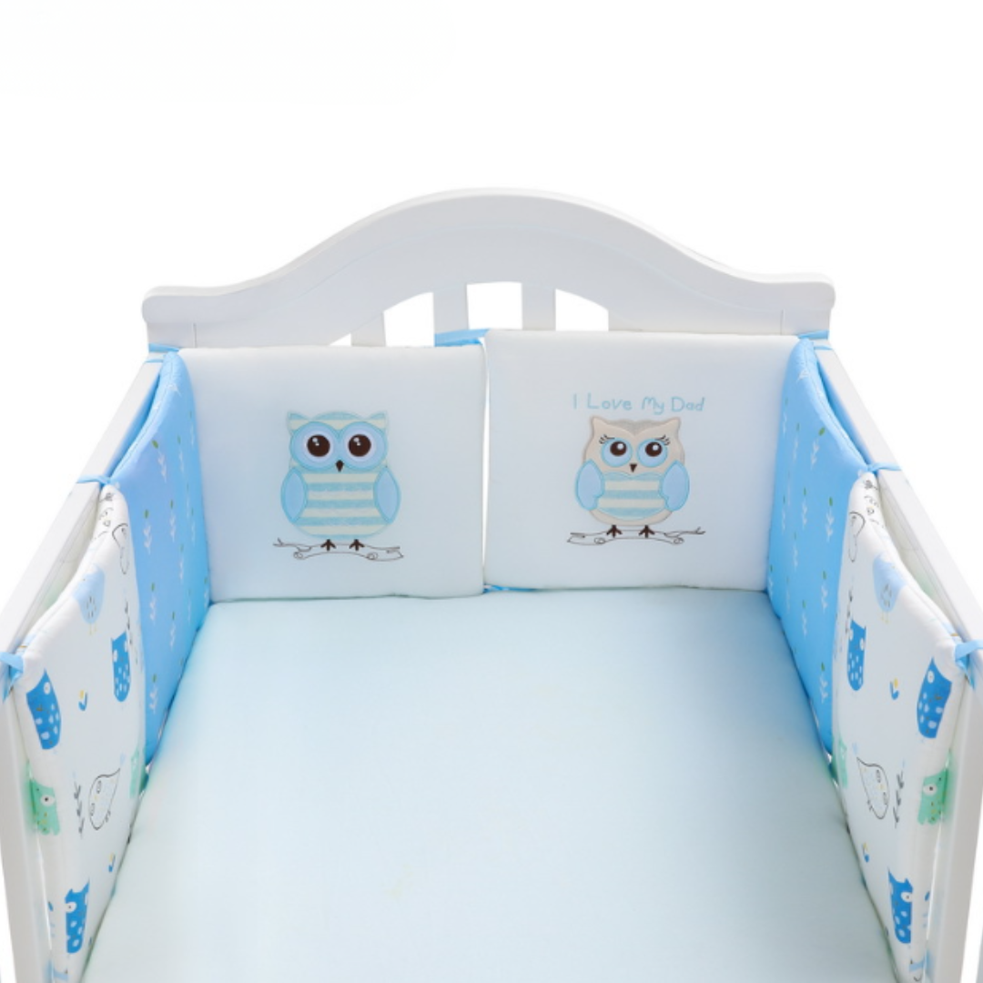 tour de lit bebe protection efficace contre les barreaux du lit