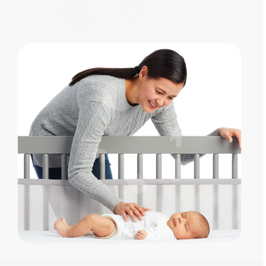 tour de lit respirant coloris blanc intemporel