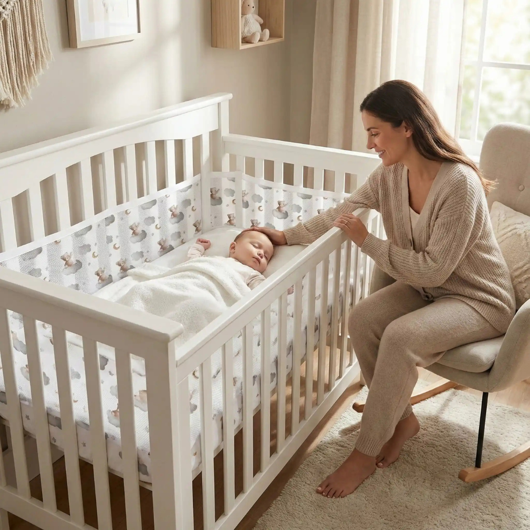 tour de lit respirant l’art de protéger le sommeil de bébé