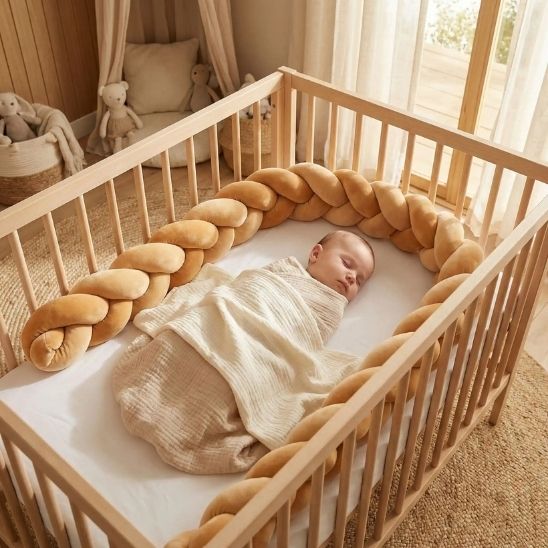 tour de lit tresse cosy chic
