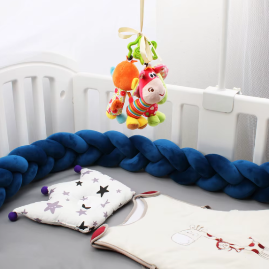 tour de lit tresse ideal des  la naissance